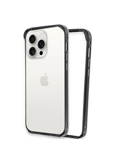 Apple iPhone  Uyumlu,  15 Pro Land Bumper Koruma Kapak - Siyah