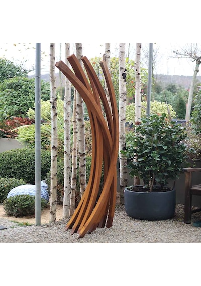 Corten Dekoratif Bahçe Heykeli