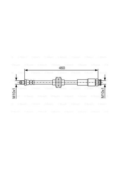 Bosch 1987481543 Fren Hortumu