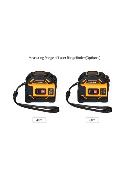 Dancemonkey Sndway Lazer Mesafe Ölçer, 5m-60m Aralık, Lcd Ekranlı, Taşınabilir