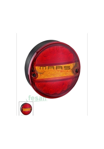 24v Stop Lambası Universal Ledli Sinyali Sarı Camlı Stop