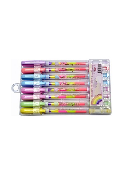 Taros Unıck Color Rainbow Jel Kalem 8li
