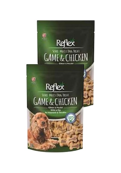 Semi Moist Av Hayvanlı Ve Tavuklu Kemik Şekilli Köpek Ödülü 150 Gr İkili Paket