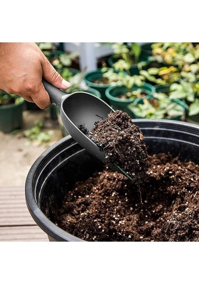 2'li Bahçe Küreği Seti, Plastik, Ölçekli, Çok Amaçlı, 30 Cm, Toprak Ve Pet Mama Aktarma