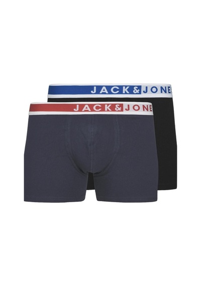 Jack & Jones Jackarim Solid 2'li Boxer 12266162 Lacivert