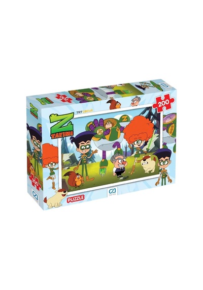 Z-takımı 200 Parça 33x48cm Çocuk Puzzle Yapboz