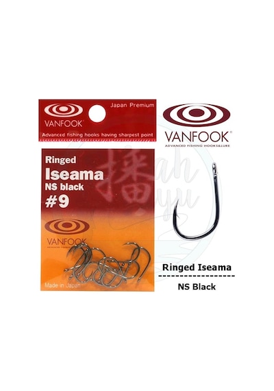 Vanfook Ringed Iseama Delikli Iğne Ns Black  9