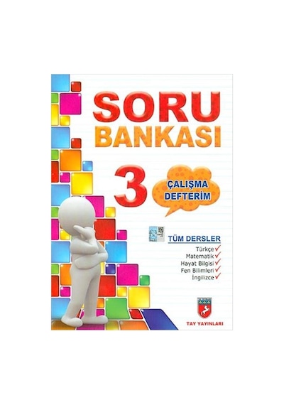 Tay Yayınları 3.Sınıf Tüm Dersler Soru Bankası Çalışma Defterim