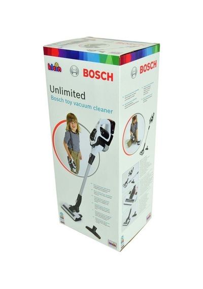 Bosch Oyuncak Sesli Işıklı Beyaz Elektrik Süpürgesi