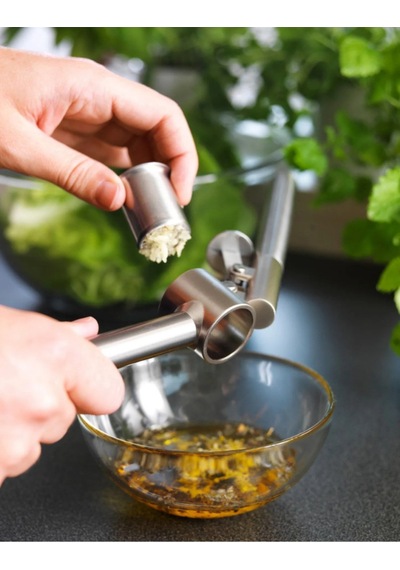Garlic Press Koncis Sarımsak Ezici Sarımsak Ezici Paslanmaz Çelik Çelik Diğer