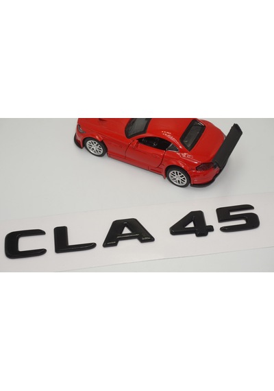 CLA 45 Bagaj Parlak Siyah ABS 3M 3D Yazı Logo