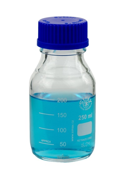 Simax Cam Otoklav Şişe 250 Ml - Vida Kapaklı Boş Şişe