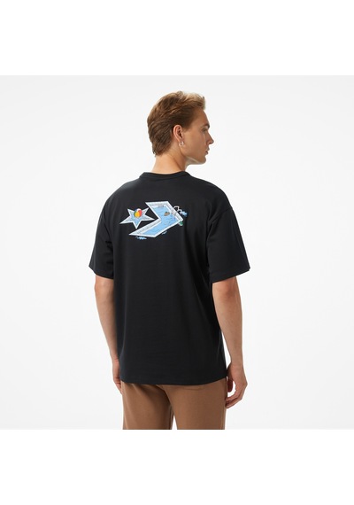 Converse Pool Side Star Chevron Erkek Siyah T-shirt10028740