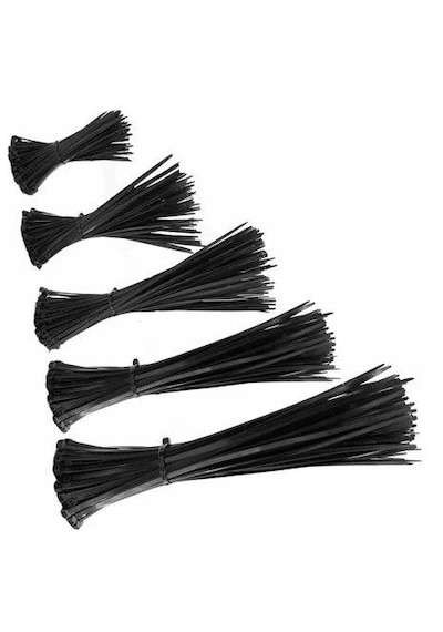 Siyah Cırt Plastik Kelepçe 20 Cm Kablo Bağı - 3.6 200mm 100 Adet
