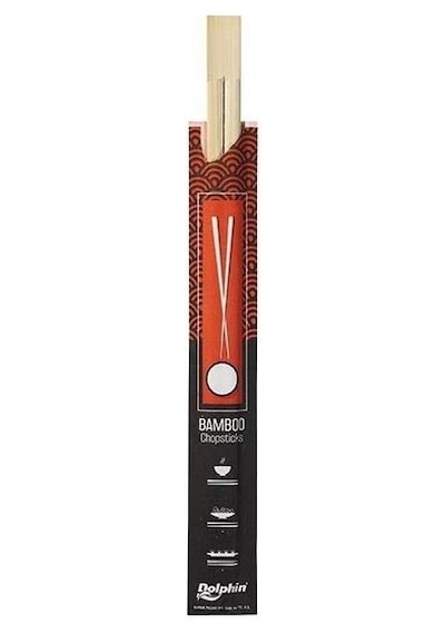 Yıkanabilir Bambu Kore Japon Çin Yemek Çubuğu Chopsticks - 23 Cm. - 5 Çiftlik 1 Paket Ahşap