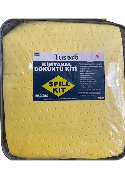 Pazar10/ Kimyasal Dökülme Kiti 40 Litre