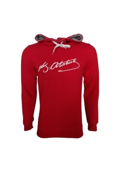 Rafcoll Kapşonlu Sweatshırt (390363165) Kırmızı