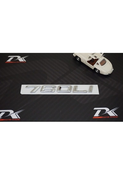 Bmw 760li 760i Bagaj Krom Metal 3m 3d Yazı Logo