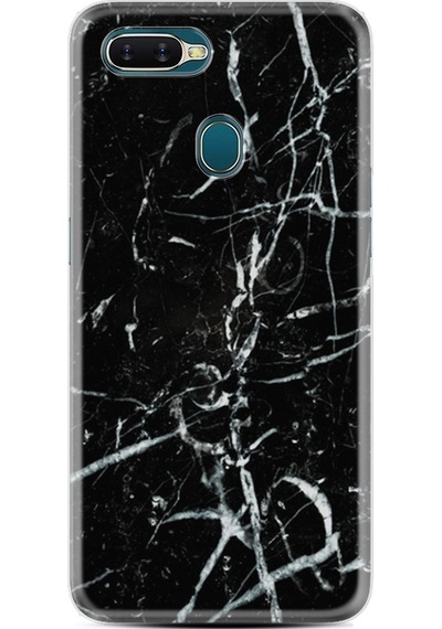 Oppo A5S Kılıf Desenli Black Marble 3 1382