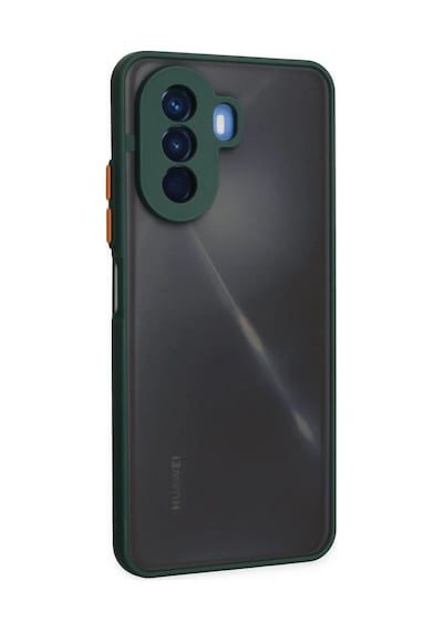 Vaveni Huawei Nova Y70 Uyumlu Kılıf Montreal Silikon Kapak - Yeşil Arz
