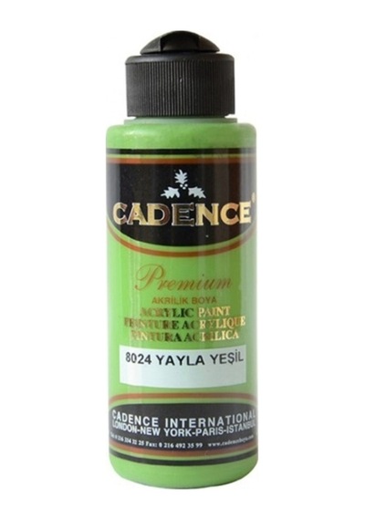 Premium Akrilik Boya 120 Ml 8024 Yayla Yeşili Karışık, Çok Renkli Karışık, Çok Renkli