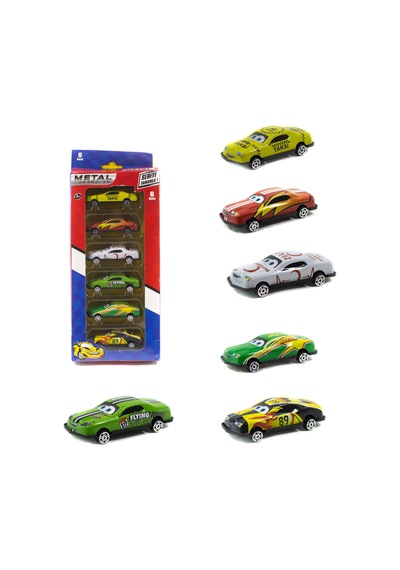 1:55 Ölçek Metal Model Arabalar Altılı Set 8 Cm