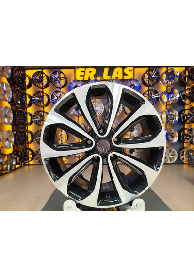 4 Adet Z855 6.5 17 5 114.3 Et45 Black Mack Jant Revize Edilmiş Takım