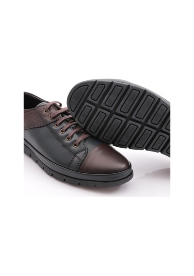 Dgn 1840 Erkek Bağcikli Comfort Ayakkabi Laci Kahve