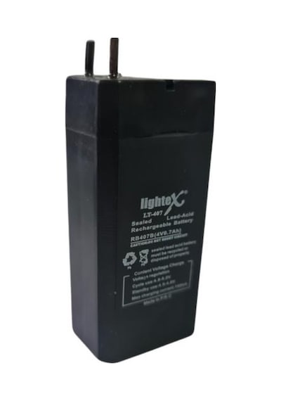 Lightex Lt-407 4Volt 0.7Amper Akü 63X21X30Mm
