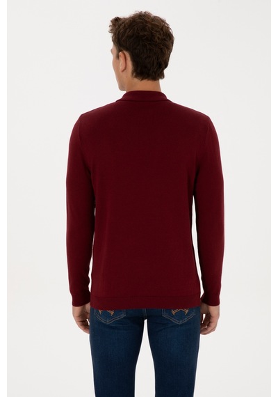 U.S. Polo Assn. Erkek Bordo Basic Kazak 50307799-VR014