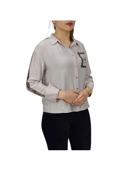 Kadın Kol Omuz Işlemeli Gömlek B6395 Bgl-st02545 001