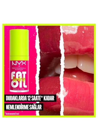 Nyx Professional Makeup Fat Oil Lip Drip Parlatıcı Dudak Yağı Fold09 Chillin' Like A Villain