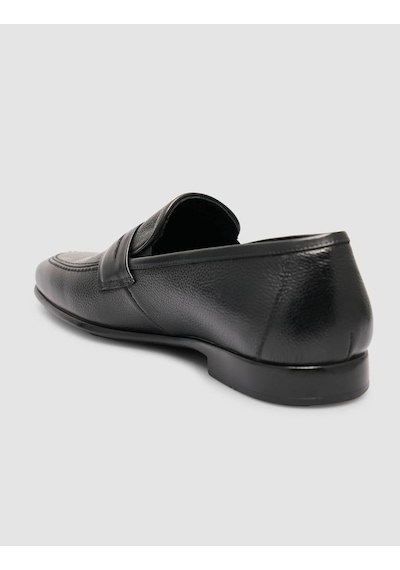 Cabani %100 Hakiki Deri Siyah Erkek Klasik Loafer