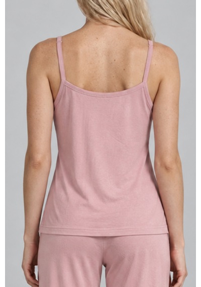 Kadın Dantelli Relaxed Pembe Pijama Takımı 4742
