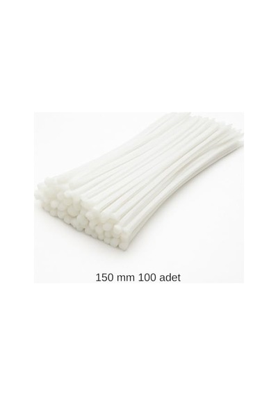 Kelepçe Seti Beyaz 100 Adet 15 Cm - Naylon Kablo Bağı 150 Mm 3,6 Mm Kalınlık Genel