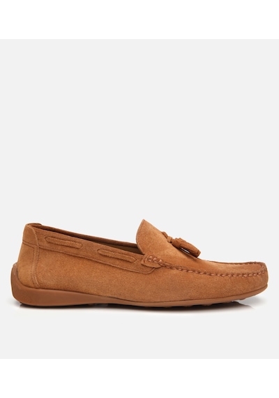 Hotiç Erkek Süet Deri Taba Püskül Detaylı Günlük Loafer 02ayh305540a370 Taba
