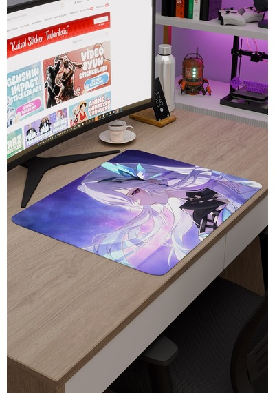 Skirk Genshin Impact Anime Gacha V4 - 48x40 Xl Gaming Mouse Pad Fare Altlığı