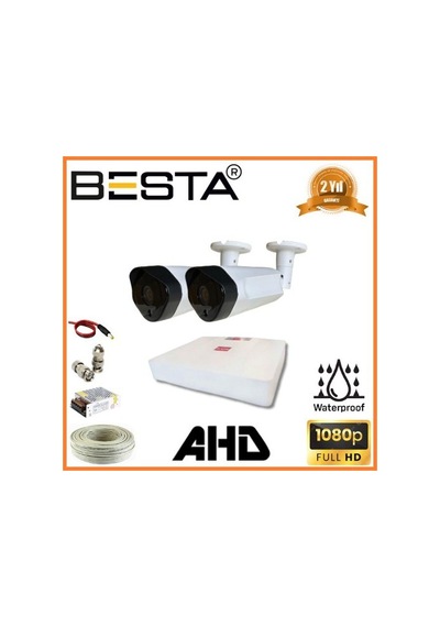 2 Mp 1080p 2 Dış Mekan Kameralı Ahd Güvenlik Seti