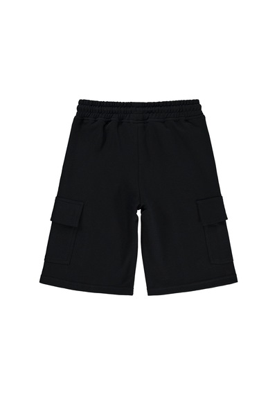 Civil Boys Basic Kargo Cepli 10-13 Yaş Kapri - Siyah