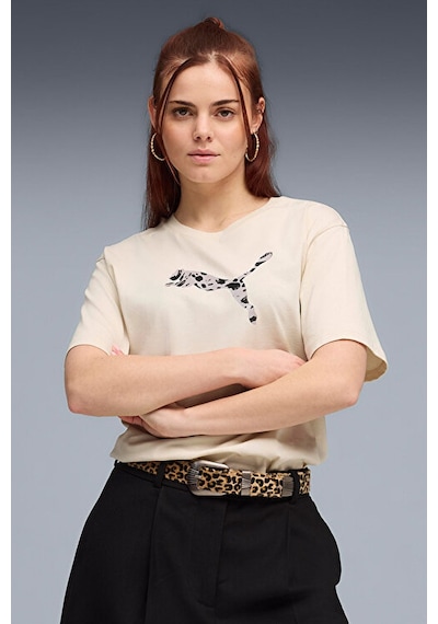 Puma Ess Graphic Animal Kadın Tişört Bej