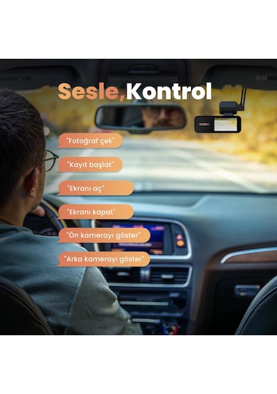 360+ Botslab G980H Pro ADAS Ön 4K UHD Arka 2K QHD 170° Geniş Açı Gece Görüş Gps+WiFi Araç İçi Kamera