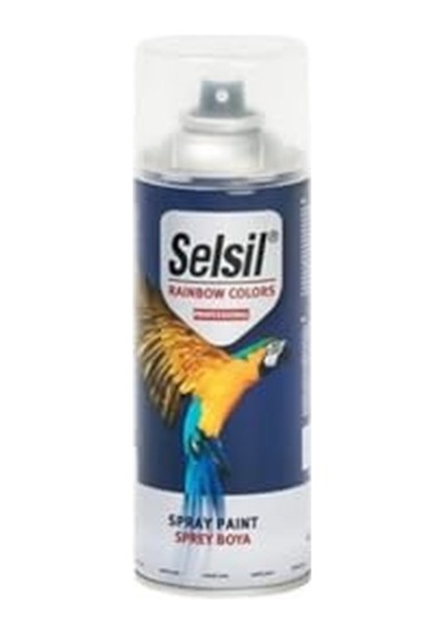 Rainbow 400 Ml Sprey Boya Siyah Parlak 0000 Parlak Vernik