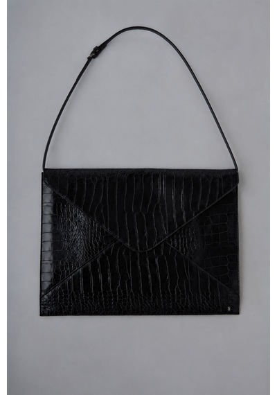 Suud Collection Siyah Loe Croco Çanta