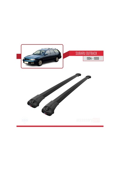 Subaru Outback 1994-1999 Arası İle Uyumlu Ace-1 Ara Atkı Tavan Barı Siyah