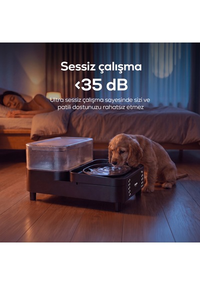 Akıllı Kedi Ve Köpek Su Pınarı 6.5l + 1.5l, Wifi, Otomatik, Çoklu Filtreli X8656