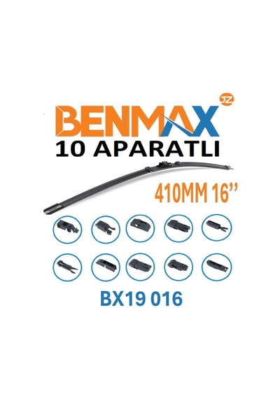 Silecek Süpürgesi Muz 10 Aparatlı 410mm 16''