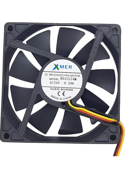 Buharaelektronik 80X80X15Mm 24V 0.20A 3P Xmer Fan