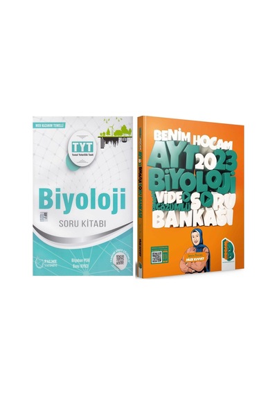 Palme Tyt Biyoloji Ve Benim Hocam 2023 Ayt Biyoloji Soru Bankası Seti 2 Kitap