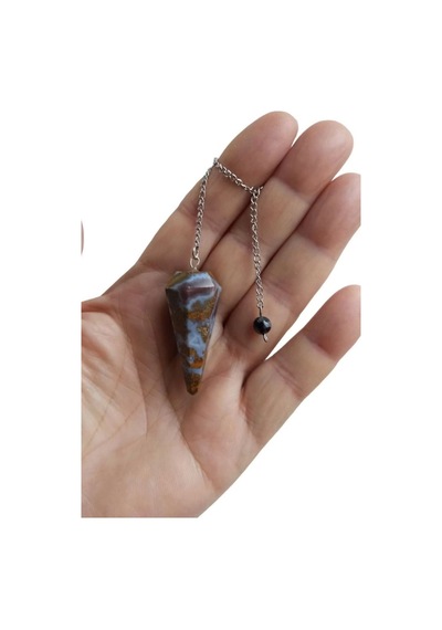Dantel Akik Pandül Sarkaç Lace Agate 306-3