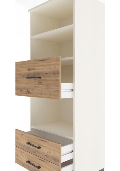 Hyperion Dolap 3 Raflı 3 Çekmeceli 60x44x163 Aytaşı-çam Aytaşı